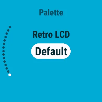 Default: navy on the Unterberg Systems cyan
