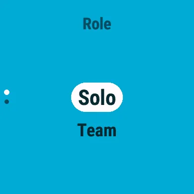 Choosing a role in mixed: Solo or Team